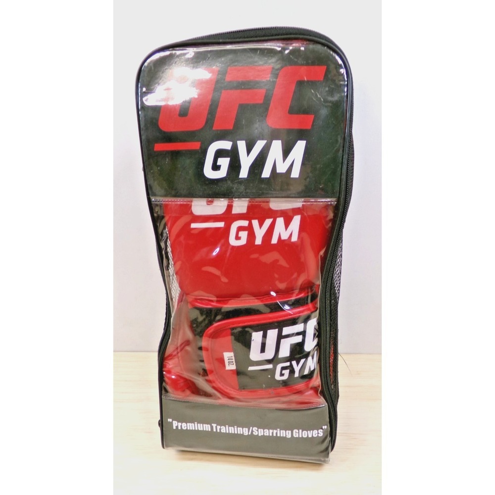 UFC Gym Premium Training Sparring Boxing Gloves Large 14 oz‎ Red New in Package